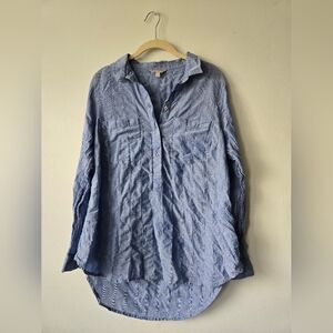 Anthology Blue Cotton Blouse 12